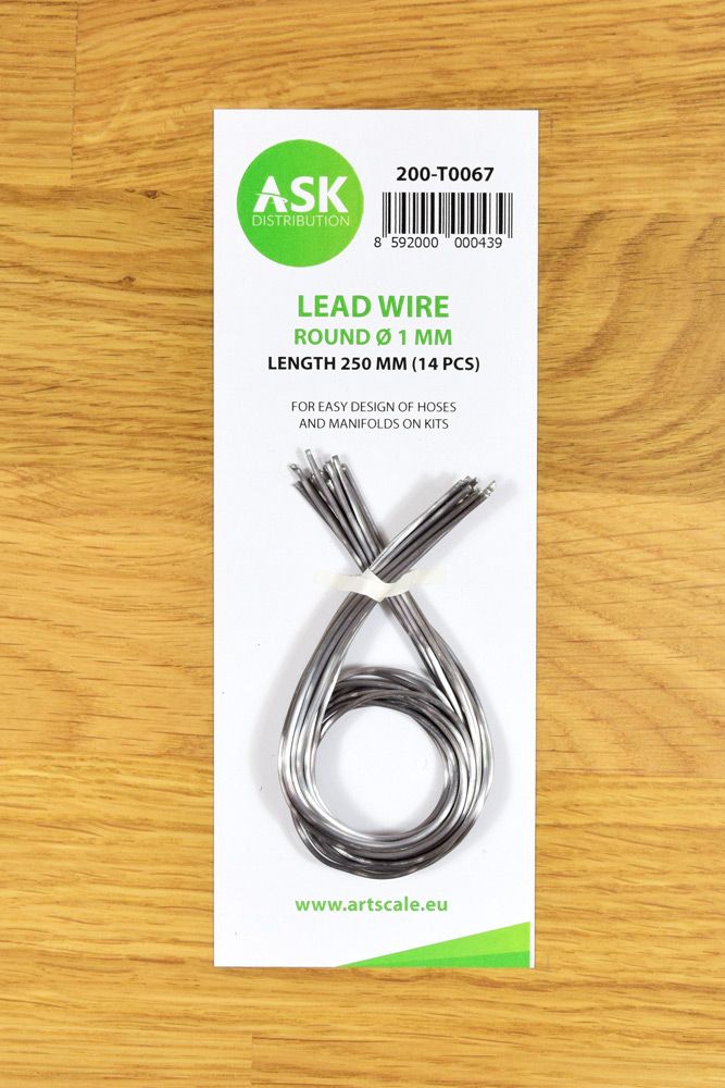 Lead Wire - Round Ø 1 mm x 250 mm (14 pcs)