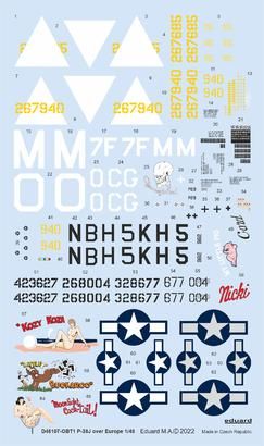 1:48 Lockheed P-38J Lightning over Europe