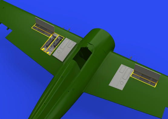 1:48 Grumman F4F-3 Wildcat gun bays 3D PRINTED