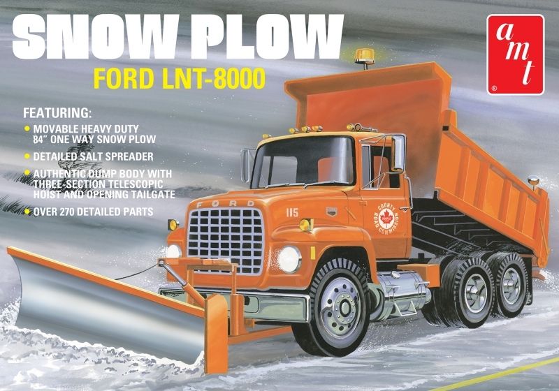 1:25 Ford LNT-8000 Snow Plow