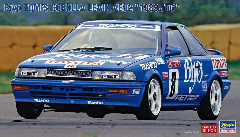 1:24 Biyo Toms Corolla Levin AE92 1989 JTC