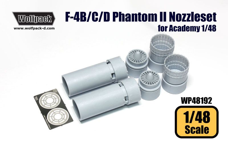 1:48 F-4B/C/D Phantom II J79 Engine Nozzle Set for Academy