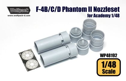 1:48 F-4B/C/D Phantom II J79 Engine Nozzle Set for Academy