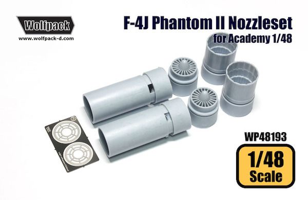 1:48 F-4J Phantom II J79 Engine Nozzle Set for Academy