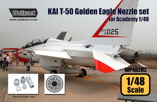 1:48 KAI T-50 Golden Eagle Engine Nozzle Set for Academy