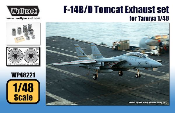 1:48 F-14B/D Tomcat Exhaust set For Tamiya