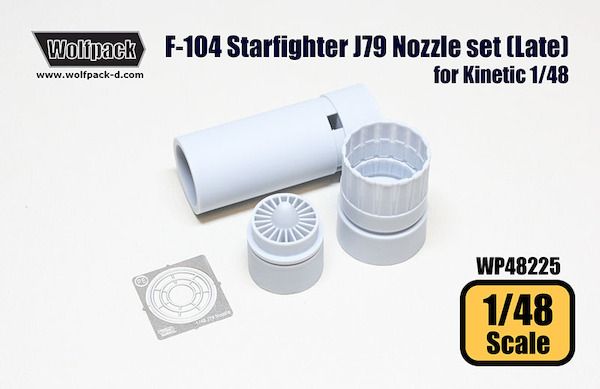 1:48 F-104 Starfighter J79 Engine Nozzle set - Late Ver. for Kinetic