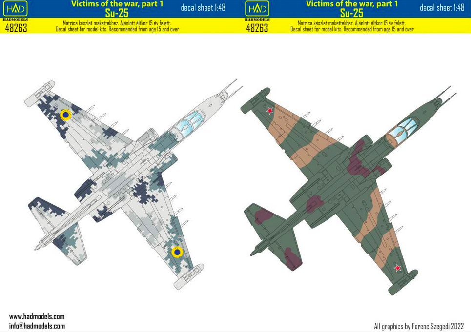1:48 Su-25 Ukrainian and Russian Losses of the WAR 2022