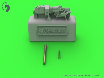 1:72 Japanese Type 95 Ha-Go light tank - 37mm Type 94 gun barrels with resin mount (for IBG kit)