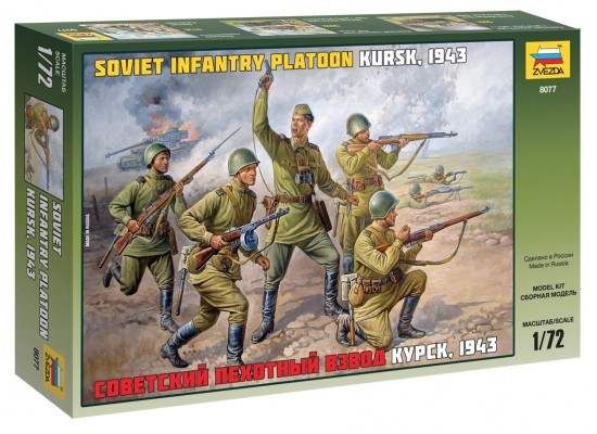 1:72 Soviet Infantry Platoon Kursk, 1943