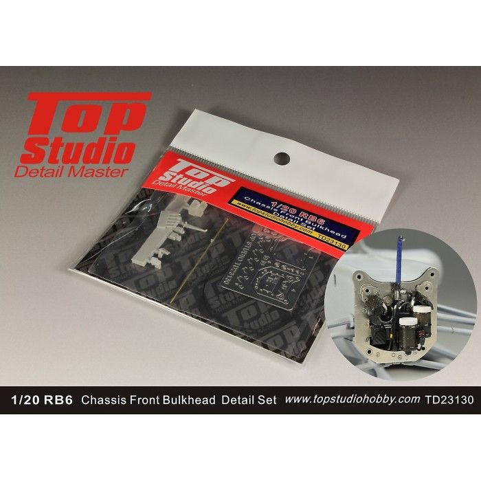 1:20 RB6 Chassis Front Bulkhead Detail Set