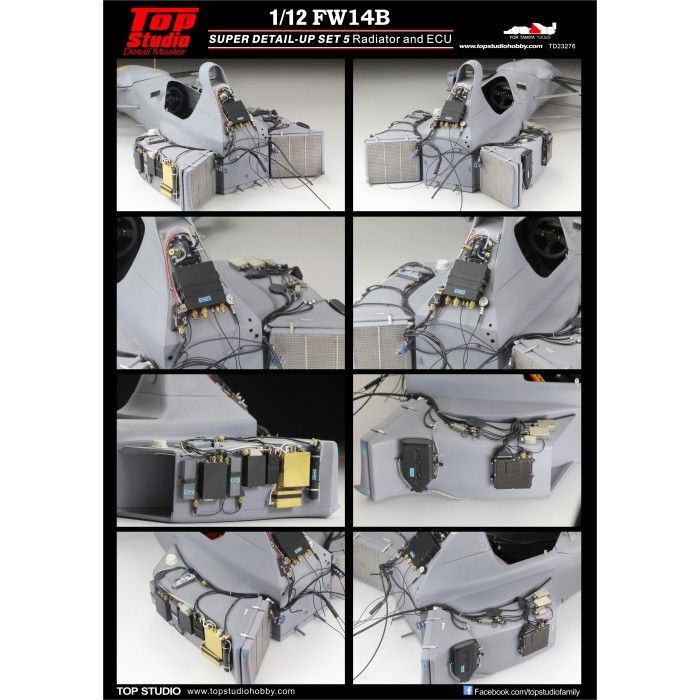 1:12 FW14B Super Detail-up Set 5 - Radiator and ECU