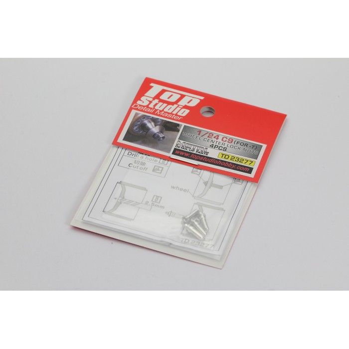1:24 C9 (For T) Wheel Center Lock Nuts
