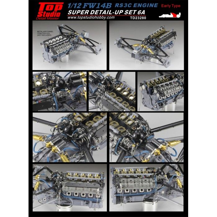 1:12 FW14B Super Detail-up Set 6A - Engine RS3C (Early Type)