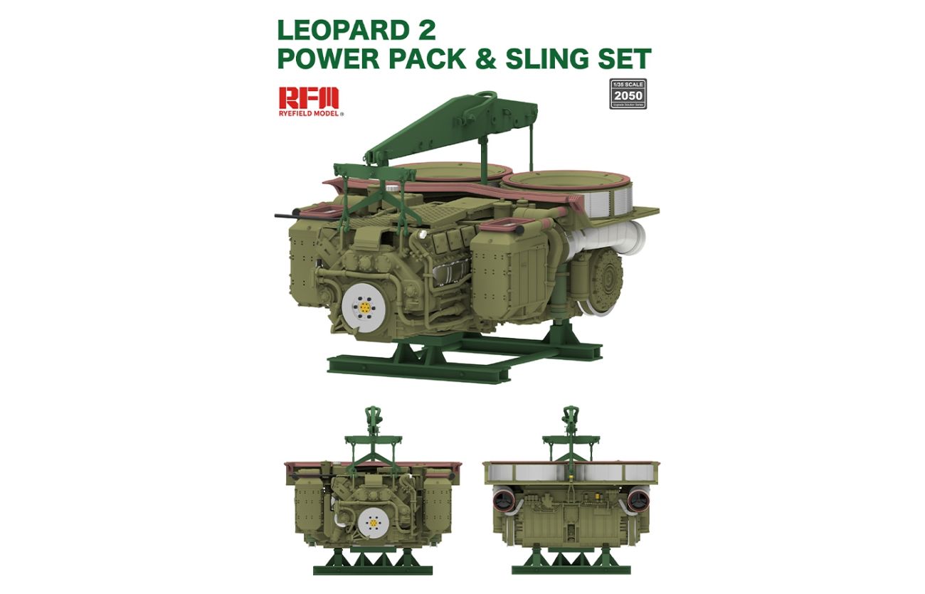 1:35 Leopard 2 Powerpack & Sling Set