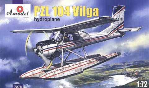 1:72 PZL-104 Wilga-35 Polish Aircraft with flotation gears