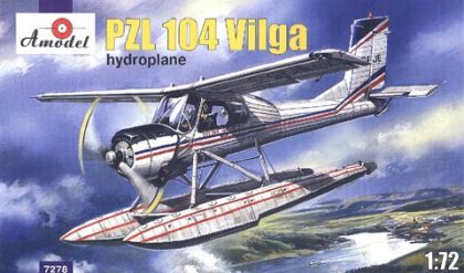 1:72 PZL-104 Wilga-35 Polish Aircraft with flotation gears