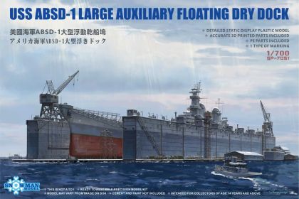 1:700 USS ABSD-1 Large Auxiliary Floating Dry Dock