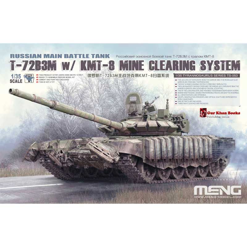1:35 Russian T-72B3M w/ KMT-8 Mine Clearing System