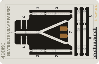 1:48 Seatbelts USAAF FABRIC