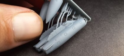 1:144 F-16 600 galons Fuel tank