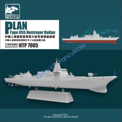 1:700 Scale PLAN Type 055 Destroyer Dalian