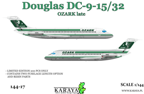 1:144 DC-9-15/32 OZARK late