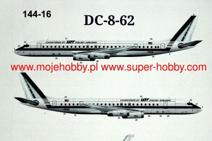 1:144 DC-8-62 Chartered by LOT