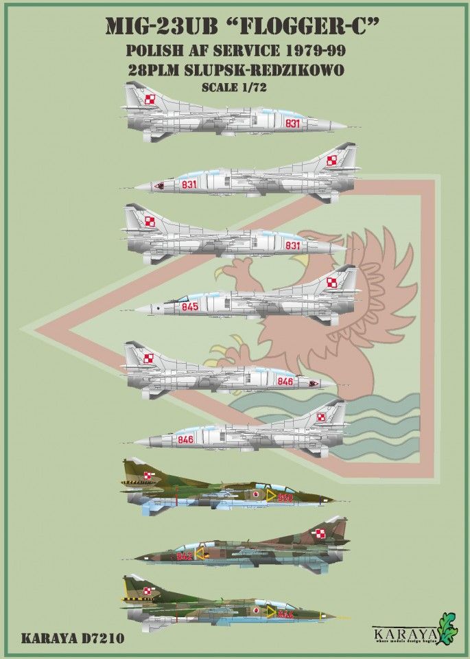 1:72 MiG-23UB in Polish AF service