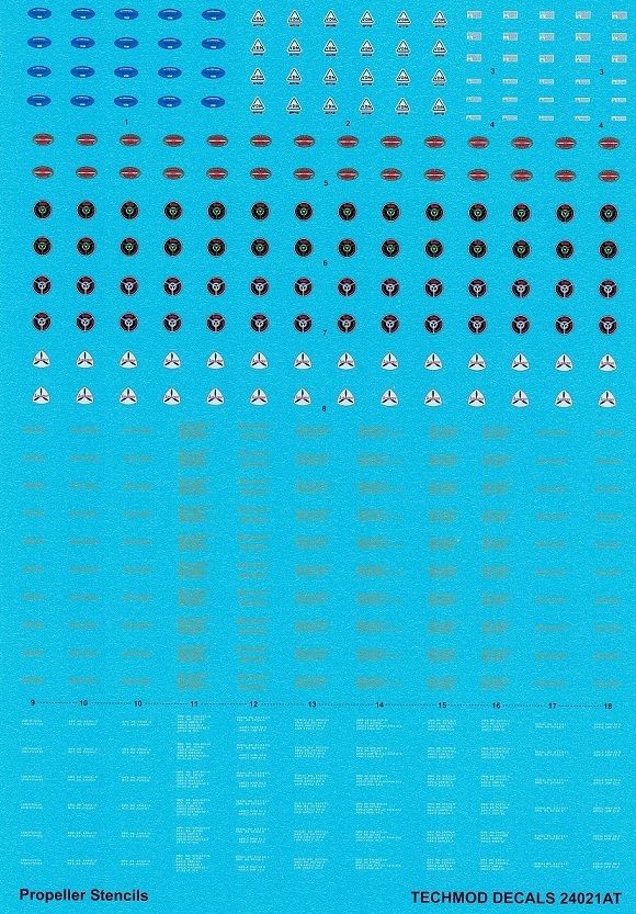 1:24 Propeller Logos and Stencils