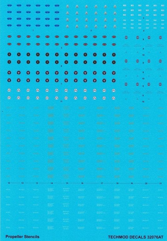 1:32 Propeller Logos and Stencils