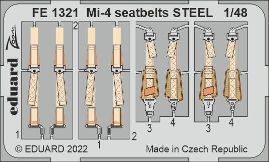 1:48 Mi-4 seatbelts STEEL