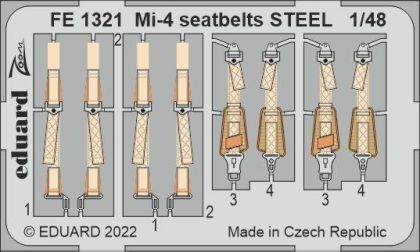 1:48 Mi-4 seatbelts STEEL