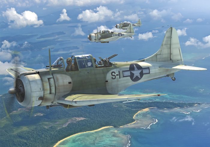1:144 SBD-5 Dauntless „Atlantic theatre“