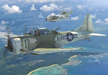 1:144 SBD-5 Dauntless „Atlantic theatre“