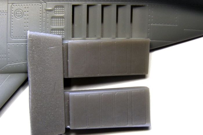 1:72 MiG-29A Closed upper jet intakes (Trumpeter kit)
