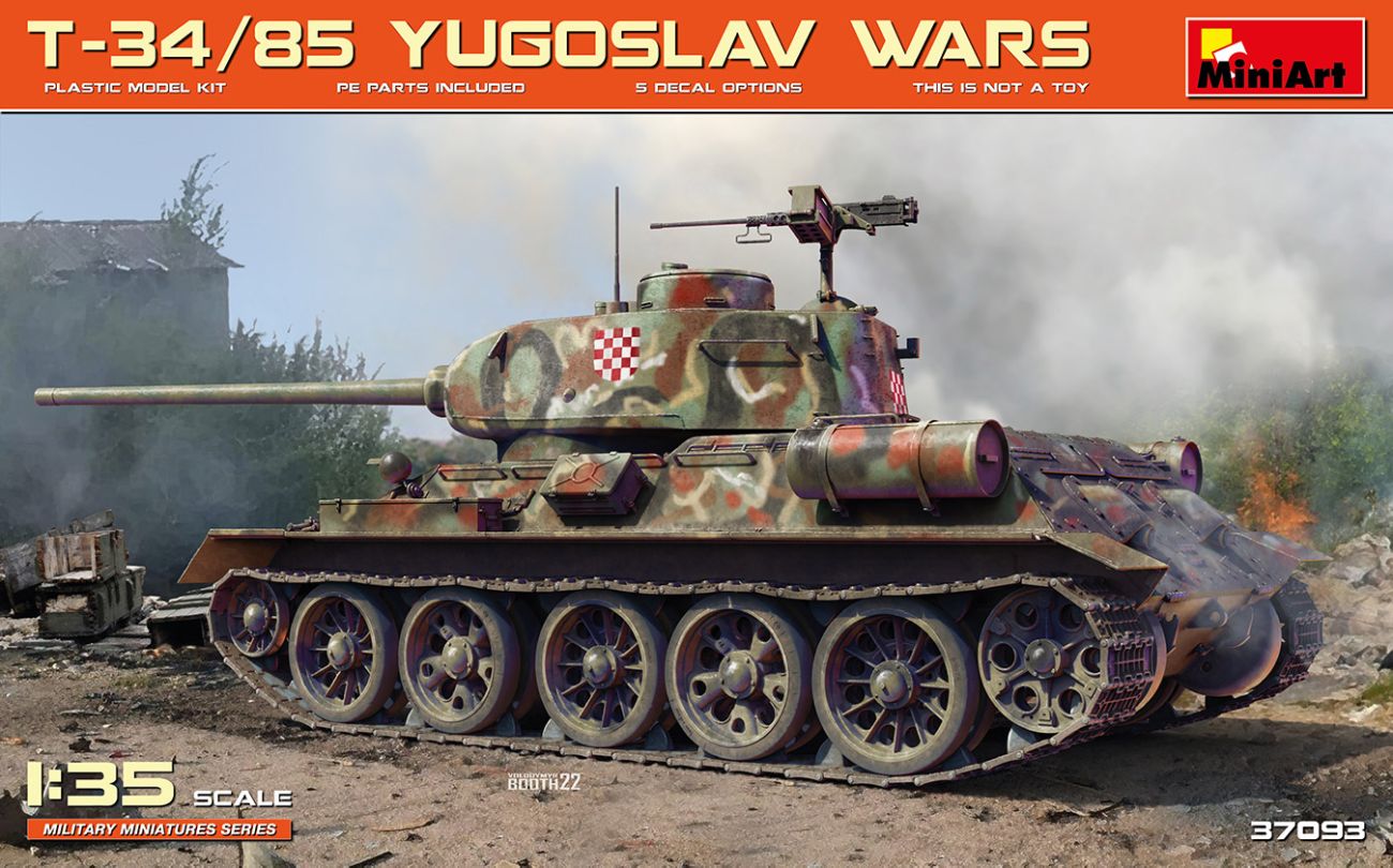 1:35 T-34/85 YUGOSLAV WARS