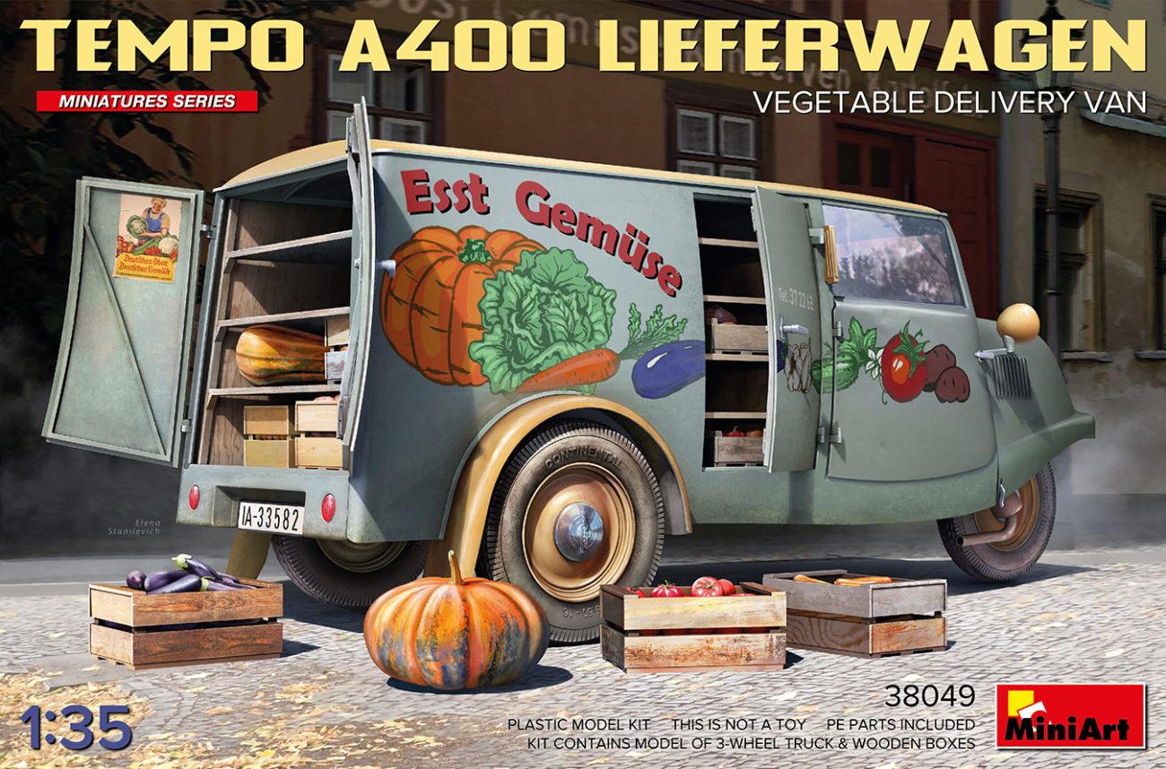 1:35 TEMPO A400 LIEFERWAGEN. VEGETABLE DELIVERY VAN