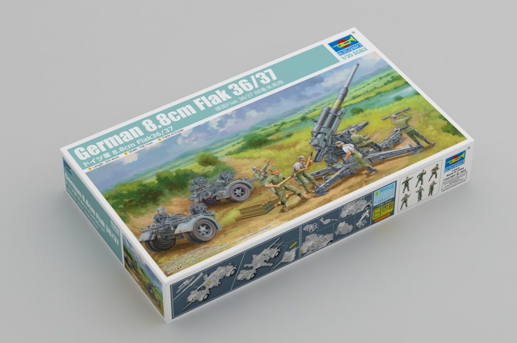 1:35 German 8.8cm Flak 36/37