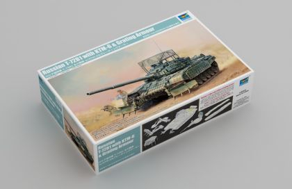 1:35 Russian T-72B1 with KTM-6 & Grating Armour