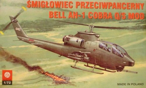 1:72 Bell AH-1 Cobra Q/S MOD Anti-tank Helicopter