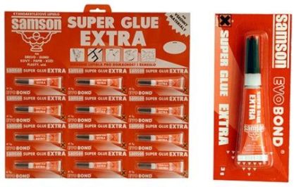 Samson Super Glue Extra - Vteřinové lepidlo 3g