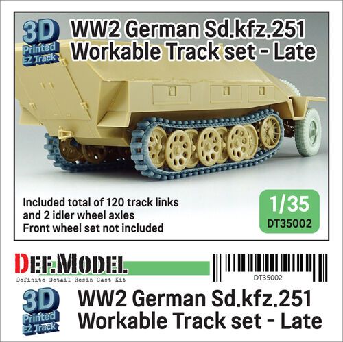 1:35 WW2 Sd.kfz.251 Workable Track set - Late type