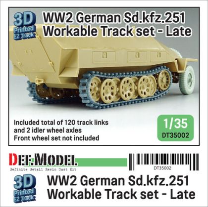 1:35 WW2 Sd.kfz.251 Workable Track set - Late type