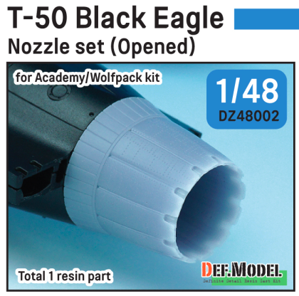 1:48 T-50 Black Eagle Nozzle set - Opened