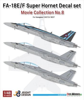 1:48 F/A-18E/F Super Hornet Decal set - Movie Collection No.8