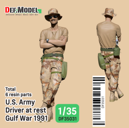 1:35 US Army Driver at rest Gulf War 1991