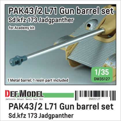 1:35 WWII German Jagdpanther PAK43/2 L71 gun for Academy kit