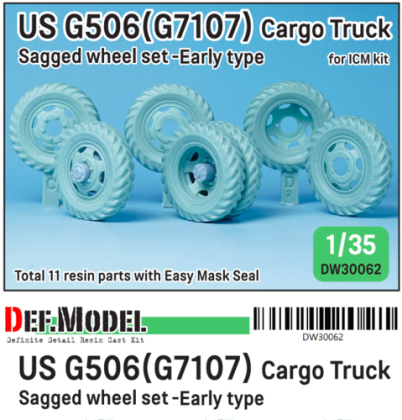 1:35 U.S. G7107(G506) Cargo Truck Early type set