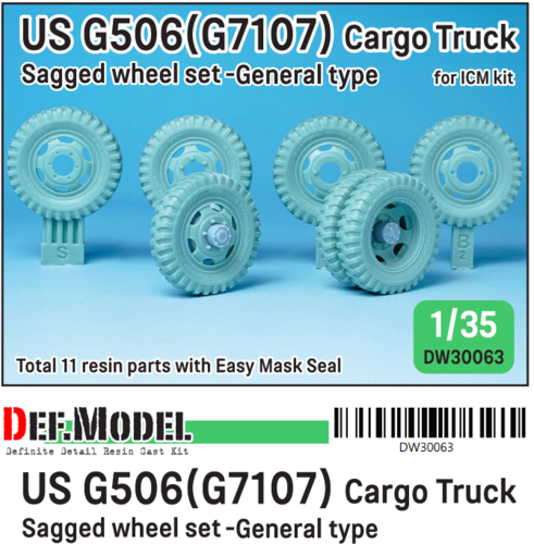 1:35 U.S. G7107(G506) Cargo Truck General type set